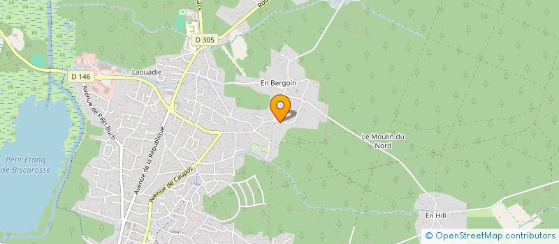 localisation de l'entreprise BISCABAD  BISCARROSSE