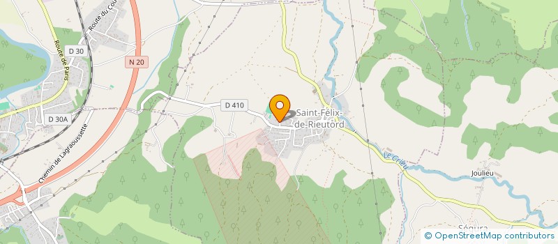 localisation de l'entreprise BISCAURIOL à SAINT-FELIX-DE-RIEUTORD