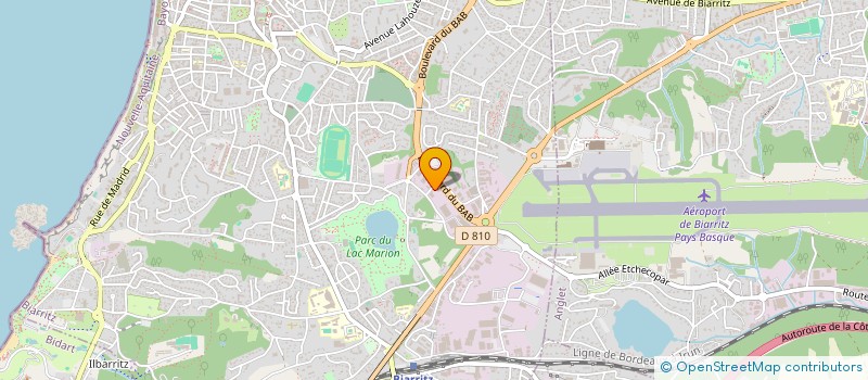 localisation de l'entreprise BISCAY BAT à BIARRITZ