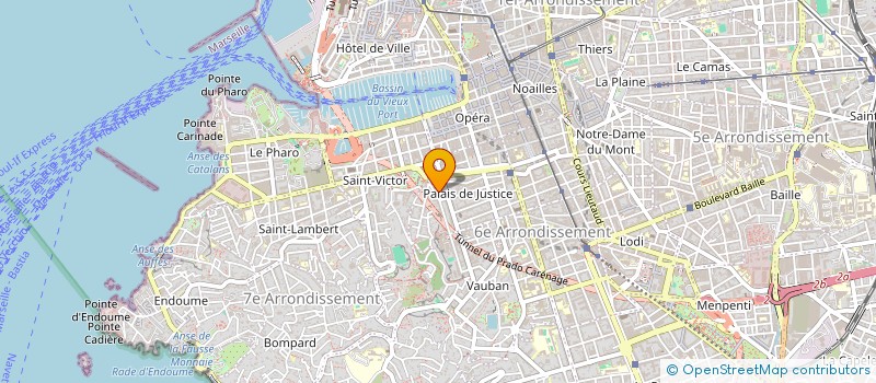 localisation de l'entreprise BISCH INDIVISION à MARSEILLE