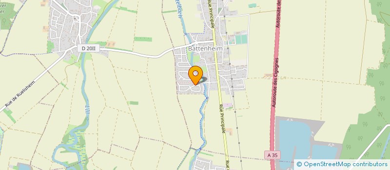 localisation de l'entreprise BISCHOFF DECORS  BATTENHEIM