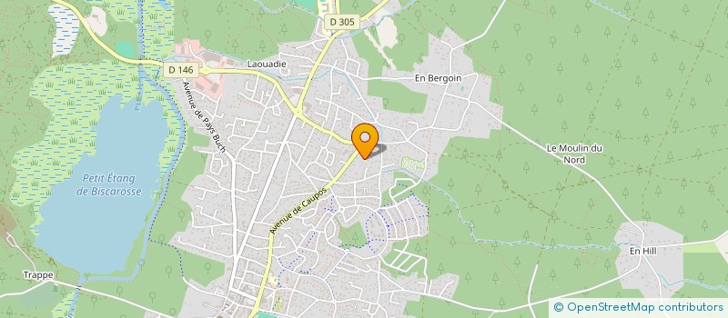 localisation de l'entreprise BISCOOP  BISCARROSSE