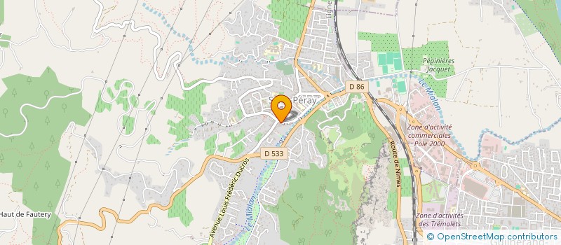 localisation de l'entreprise BISCOP à SAINT-PERAY