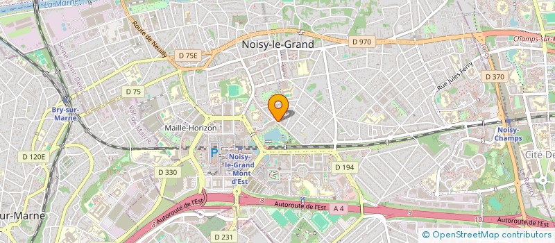 localisation de l'entreprise BISCORNET à NOISY-LE-GRAND