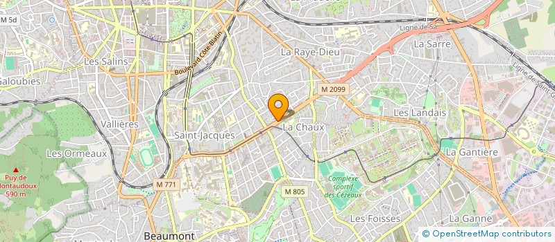 localisation de l'entreprise BISCOTTE  CLERMONT-FERRAND