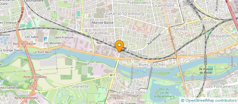 localisation de l'entreprise BISCOTTE  TOURS