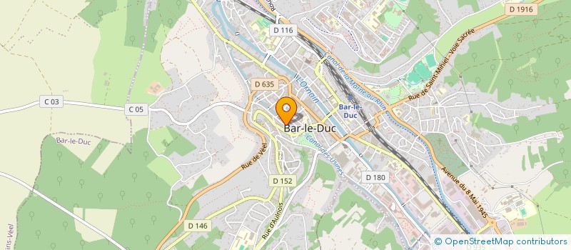 localisation de l'entreprise BISCUITERIE CHAMPENOISE  BAR-LE-DUC
