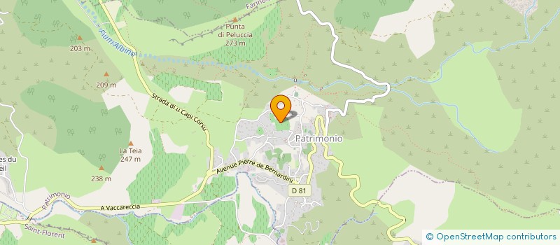 localisation de l'entreprise BISCUITERIE DARIA  PATRIMONIO