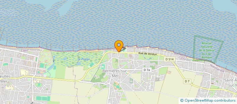 localisation de l'entreprise BISCUITERIE DE BERNIERES SUR MER  BERNIERES-SUR-MER