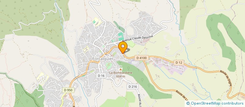 localisation de l'entreprise BISCUITERIE DE FORCALQUIER  FORCALQUIER