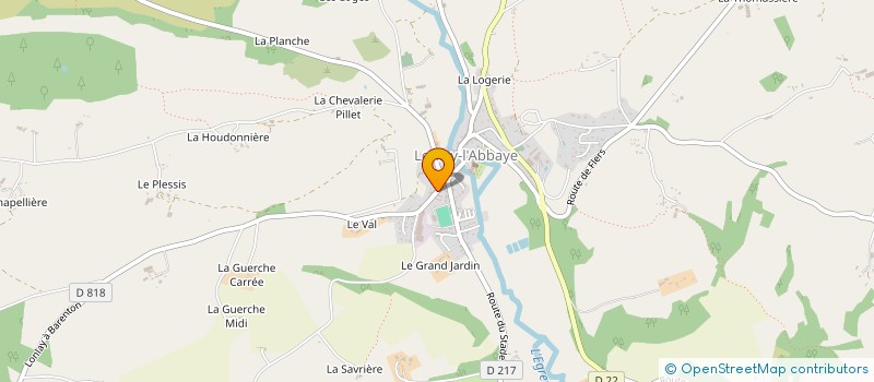 localisation de l'entreprise BISCUITERIE DE L'ABBAYE SA à LONLAY-L'ABBAYE