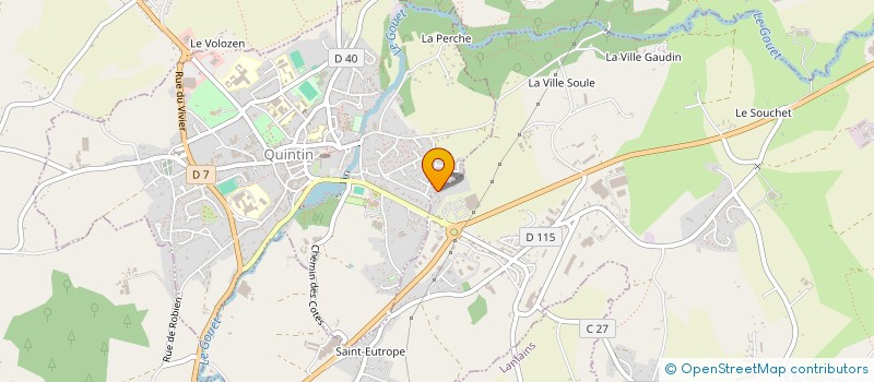 localisation de l'entreprise BISCUITERIE DE L'ARGOAT à SAINT-BRANDAN