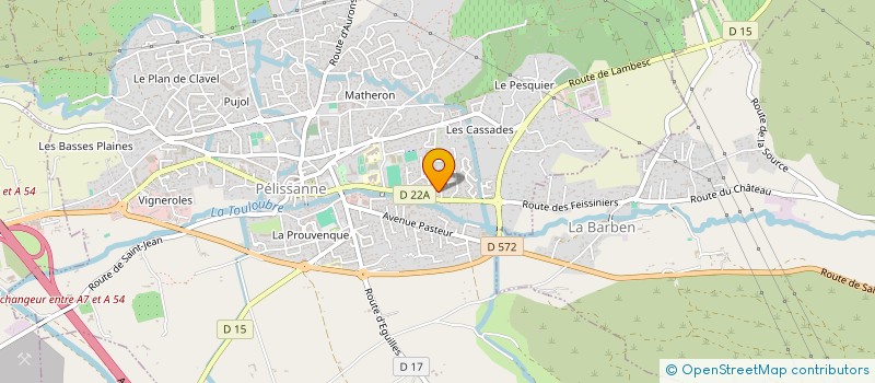 localisation de l'entreprise BISCUITERIE DES COSTES  PELISSANNE