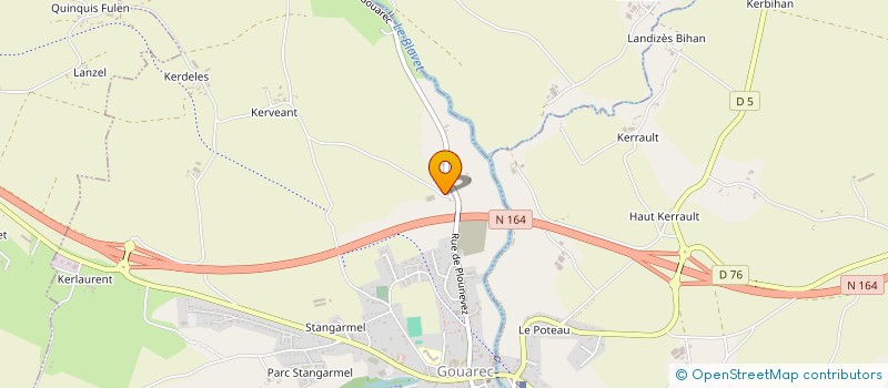 localisation de l'entreprise BISCUITERIE DU PAYS DE GUERLEDAN  GOUAREC