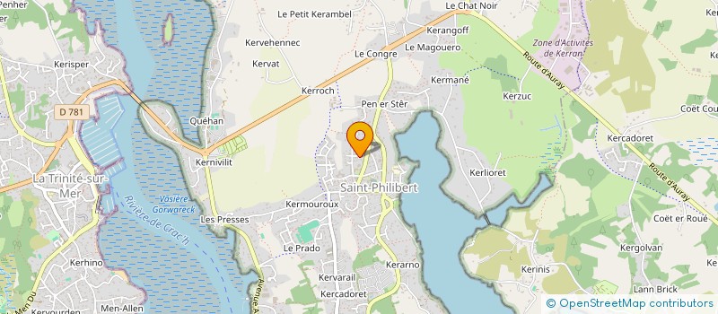 localisation de l'entreprise BISCUITERIE LA TRINITAINE à SAINT-PHILIBERT