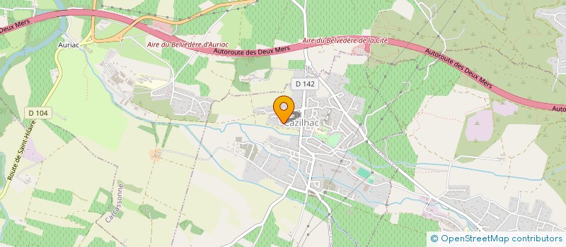 localisation de l'entreprise BISCUITERIE MAURY  CAZILHAC