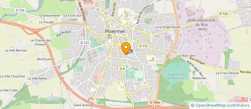 localisation de l'entreprise BISCUITERIE MERLIN à PLOERMEL