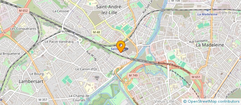 localisation de l'entreprise BISCUITS BLOND SARL  SAINT-ANDRE-LEZ-LILLE