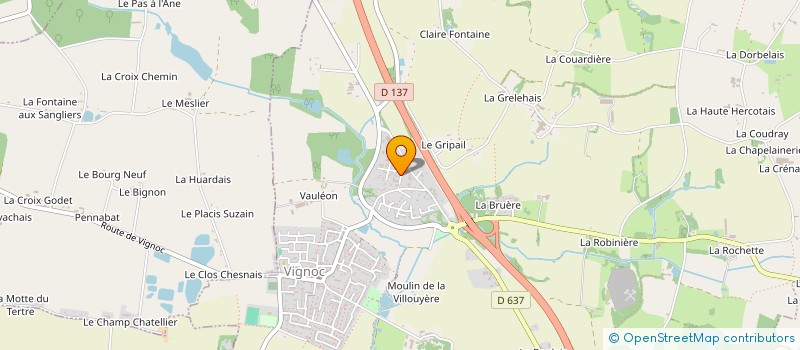 localisation de l'entreprise BISCUITS & CO  VIGNOC