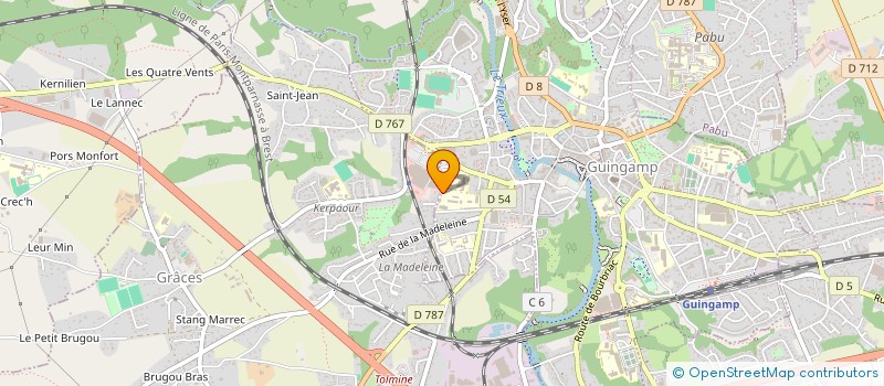 localisation de l'entreprise BISCUS  GRACES