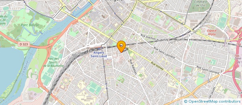 localisation de l'entreprise BISD à ANGERS
