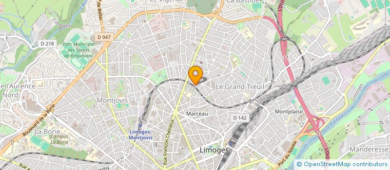 localisation de l'entreprise BISDISCOUNT à LIMOGES