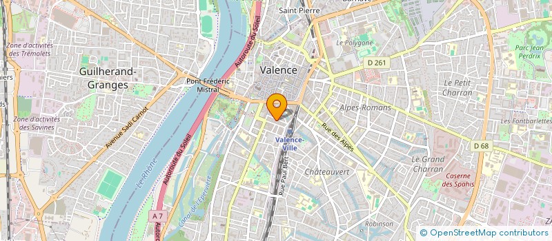 localisation de l'entreprise BISE NOIRE  VALENCE