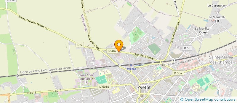 localisation de l'entreprise BISFOR à YVETOT