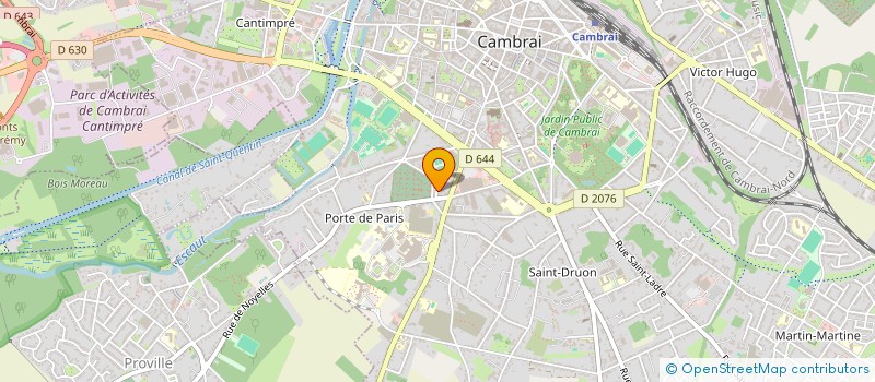 localisation de l'entreprise BISIAU  CAMBRAI