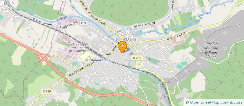 localisation de l'entreprise BISKO  RAON-L'ETAPE