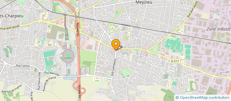 localisation de l'entreprise BISKRI à MEYZIEU