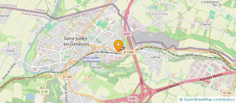 localisation de l'entreprise BISLIMI  SAINT-JULIEN-EN-GENEVOIS