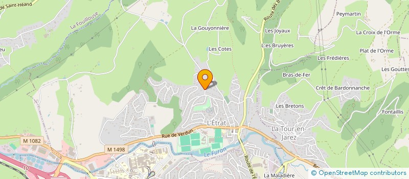 localisation de l'entreprise BISM INVEST  L'ETRAT