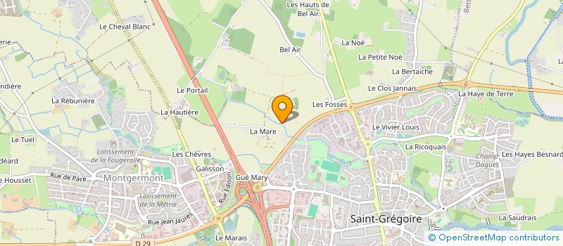 localisation de l'entreprise BISMAL à SAINT-GREGOIRE