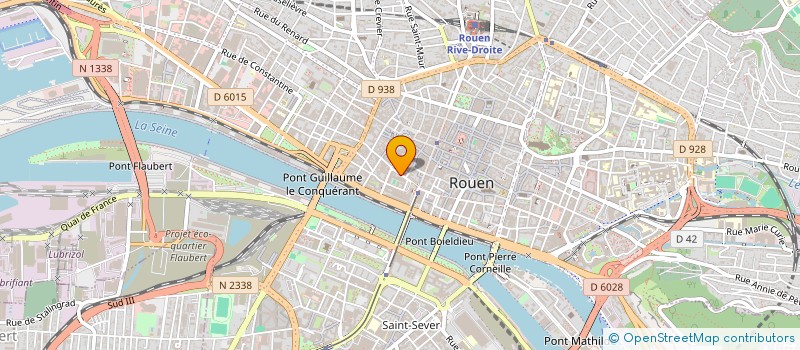 localisation de l'entreprise BISMAN à ROUEN