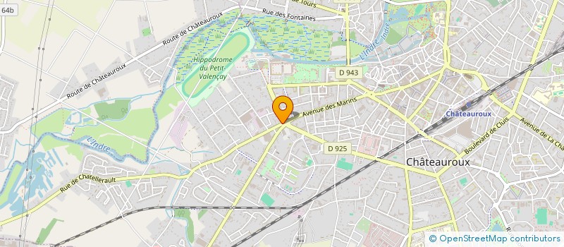 localisation de l'entreprise BISMILLAH à CHATEAUROUX