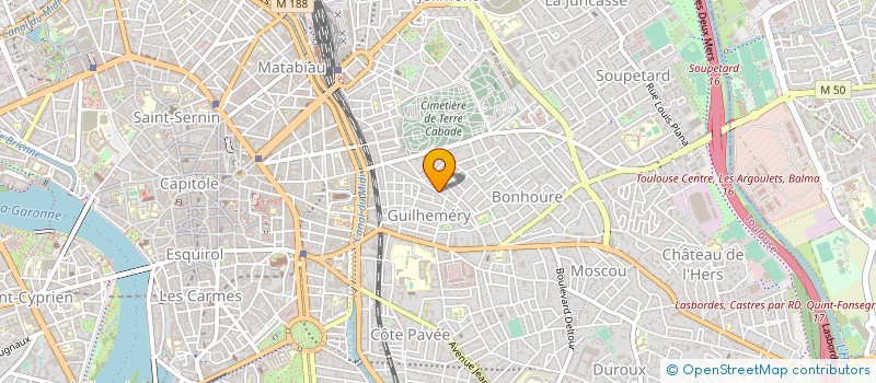 localisation de l'entreprise BISMUTH VIGUIER OUSTRIC ROUGE BUGAT à TOULOUSE