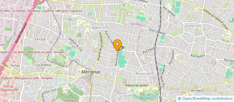 localisation de l'entreprise BISNESWORLD  MERIGNAC