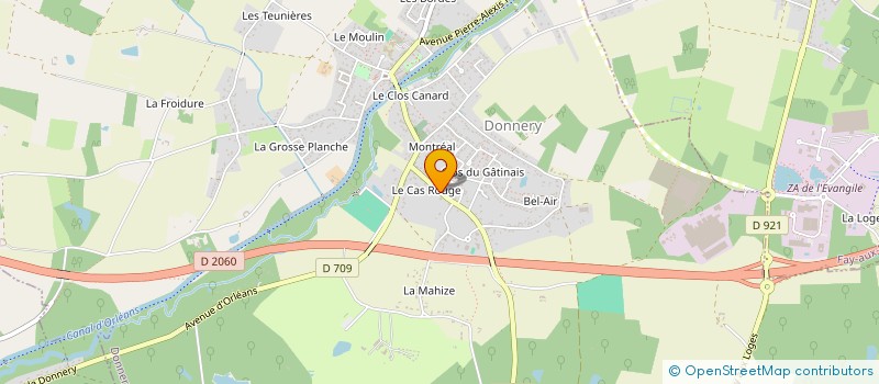 localisation de l'entreprise BISNORB à DONNERY
