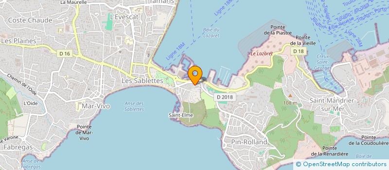 localisation de l'entreprise BISON ECHAFAUDAGES à LA SEYNE SUR MER