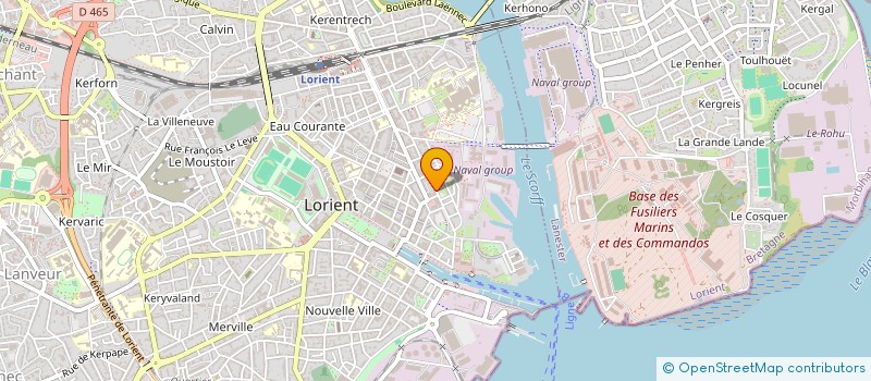 localisation de l'entreprise BISON RAVI  LORIENT