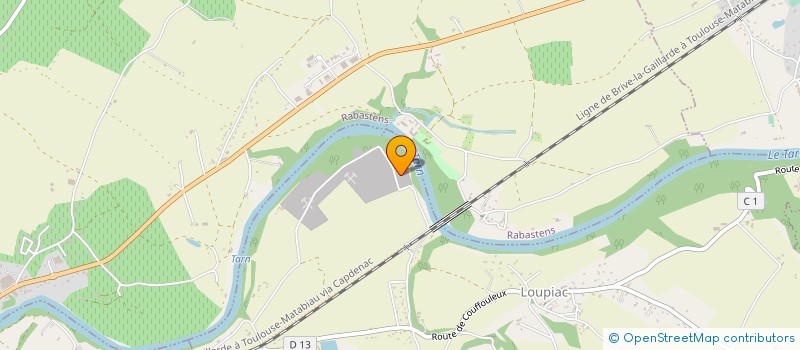 localisation de l'entreprise BISOU  LOUPIAC