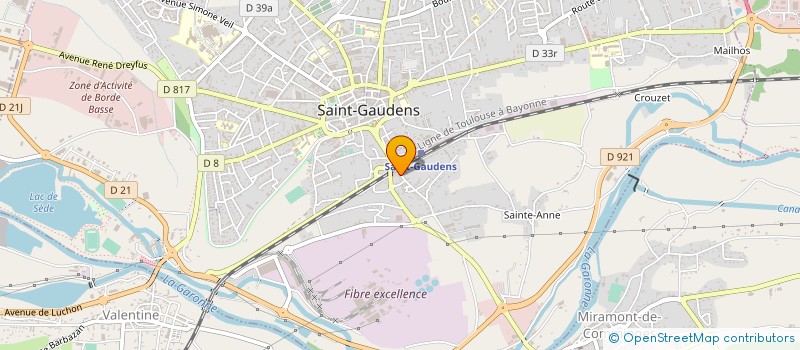 localisation de l'entreprise BISPA  SAINT-GAUDENS