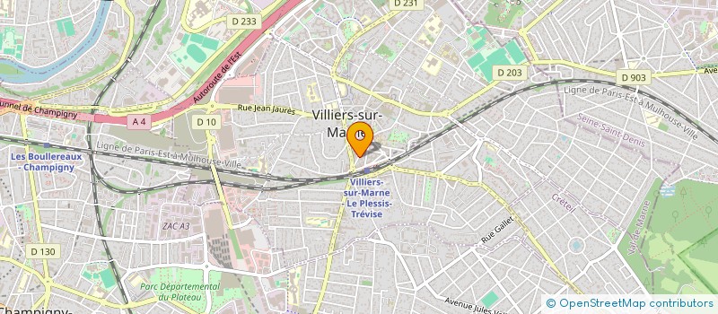 localisation de l'entreprise BISPO DAS NEVES  VILLIERS-SUR-MARNE