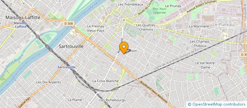 localisation de l'entreprise BISPOK à SARTROUVILLE