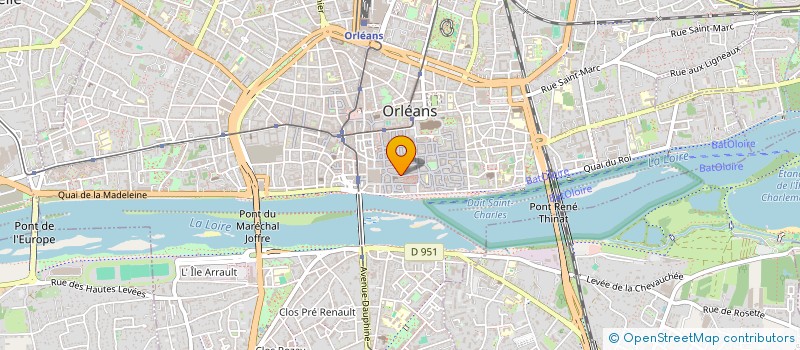 localisation de l'entreprise BISQ CERAMIQUES à ORLEANS