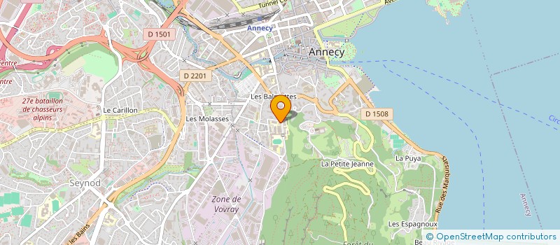 localisation de l'entreprise BISQUERRA DEVELOPPEMENT à ANNECY