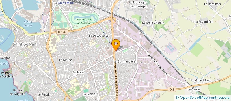 localisation de l'entreprise BISQUINE  SAINT-MALO