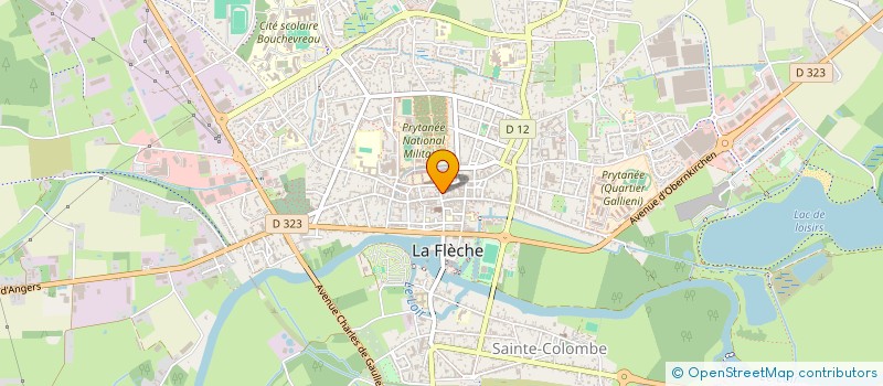 localisation de l'entreprise BISQUINE à LA FLECHE