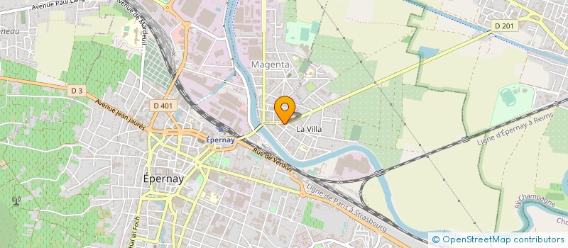 localisation de l'entreprise BISS à EPERNAY